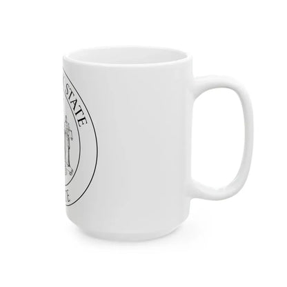Seal of the New York State Senate - White Coffee Mug - Go Mug Yourself