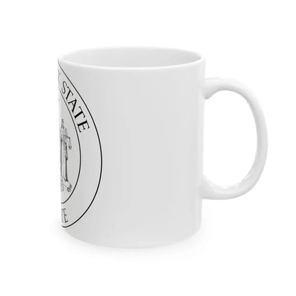 Seal of the New York State Senate - White Coffee Mug - Go Mug Yourself