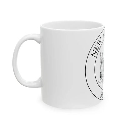 Seal of the New York State Senate - White Coffee Mug - Go Mug Yourself