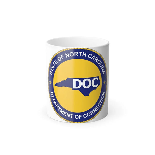 Seal of the North Carolina Department of Correction - Color Changing Mug 11oz-11oz-Go Mug Yourself