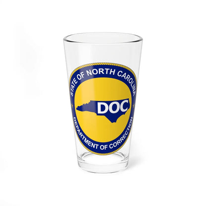 Seal of the North Carolina Department of Correction - Pint Glass 16oz-16oz-Go Mug Yourself