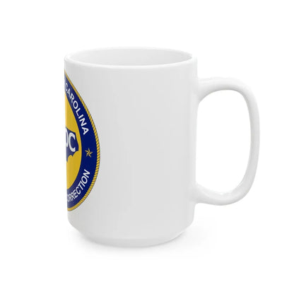 Seal of the North Carolina Department of Correction - White Coffee Mug-Go Mug Yourself