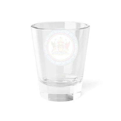 Seal of the Office of the Prime Minister Trinidad and Tobago (Trinidad and Tobago) (Coat of Arms) Shot Glass 1.5oz - Go Mug Yourself