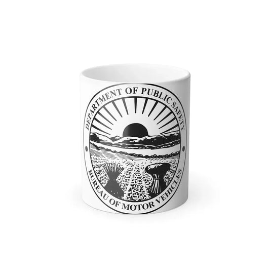Seal of the Ohio Bureau of Motor Vehicles - Color Changing Coffee Mug 11oz - Go Mug Yourself