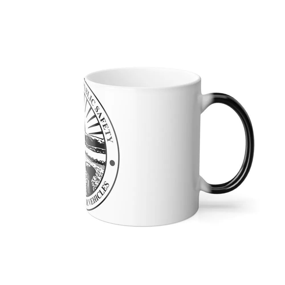 Seal of the Ohio Bureau of Motor Vehicles - Color Changing Mug 11oz-Go Mug Yourself