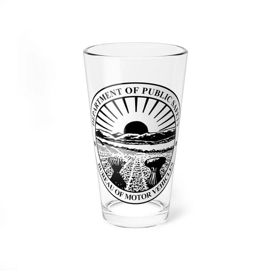 Seal of the Ohio Bureau of Motor Vehicles - Pint Glass 16oz-16oz-Go Mug Yourself