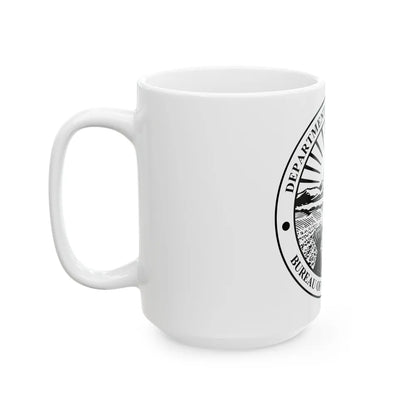 Seal of the Ohio Bureau of Motor Vehicles - White Coffee Mug-Go Mug Yourself