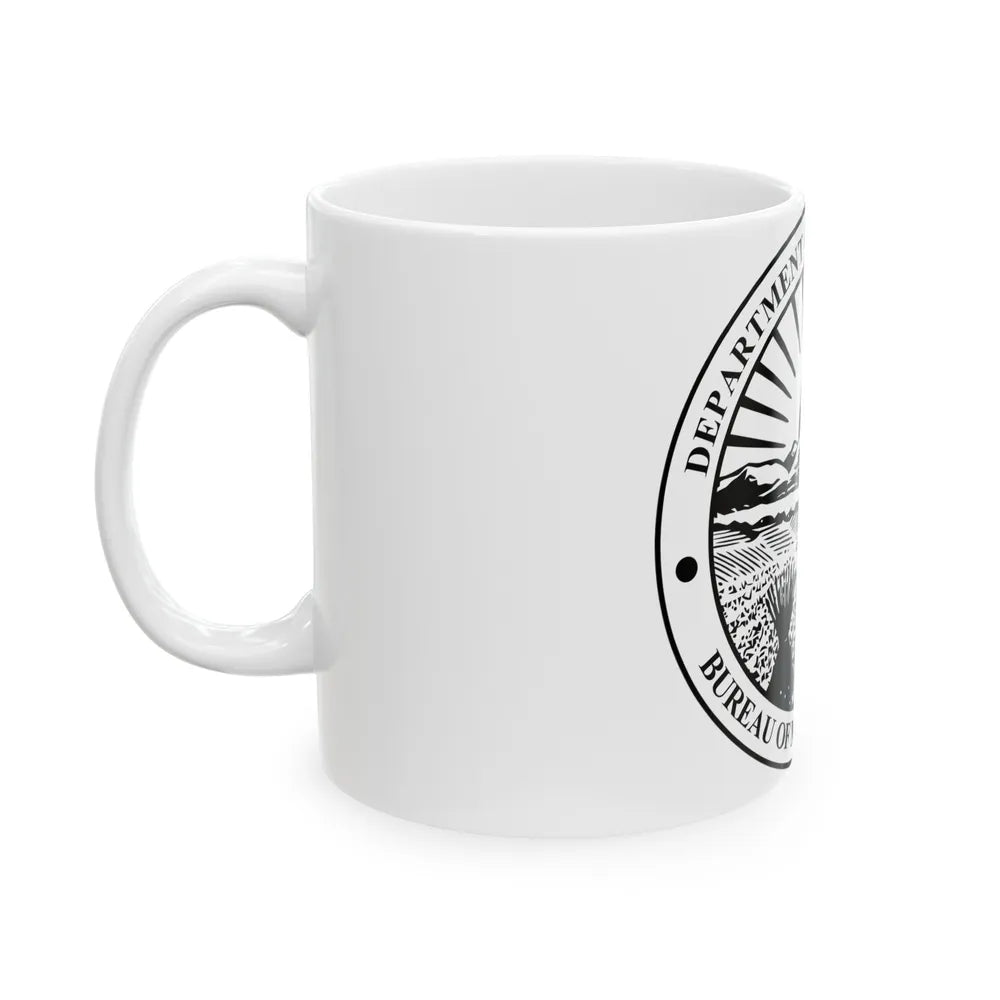 Seal of the Ohio Bureau of Motor Vehicles - White Coffee Mug-Go Mug Yourself