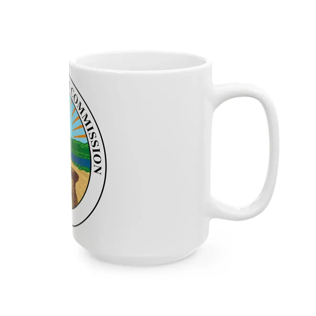 Seal of the Ohio Civil Rights Commission - White Coffee Mug - Go Mug Yourself