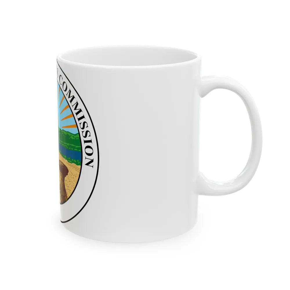 Seal of the Ohio Civil Rights Commission - White Coffee Mug-Go Mug Yourself