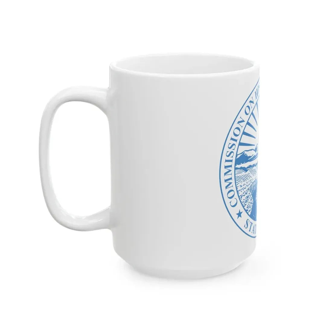 Seal of the Ohio Commission on Hispanic and Latino Affairs - White Coffee Mug - Go Mug Yourself