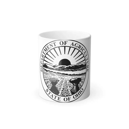 Seal of the Ohio Department of Agriculture - Color Changing Coffee Mug 11oz - Go Mug Yourself
