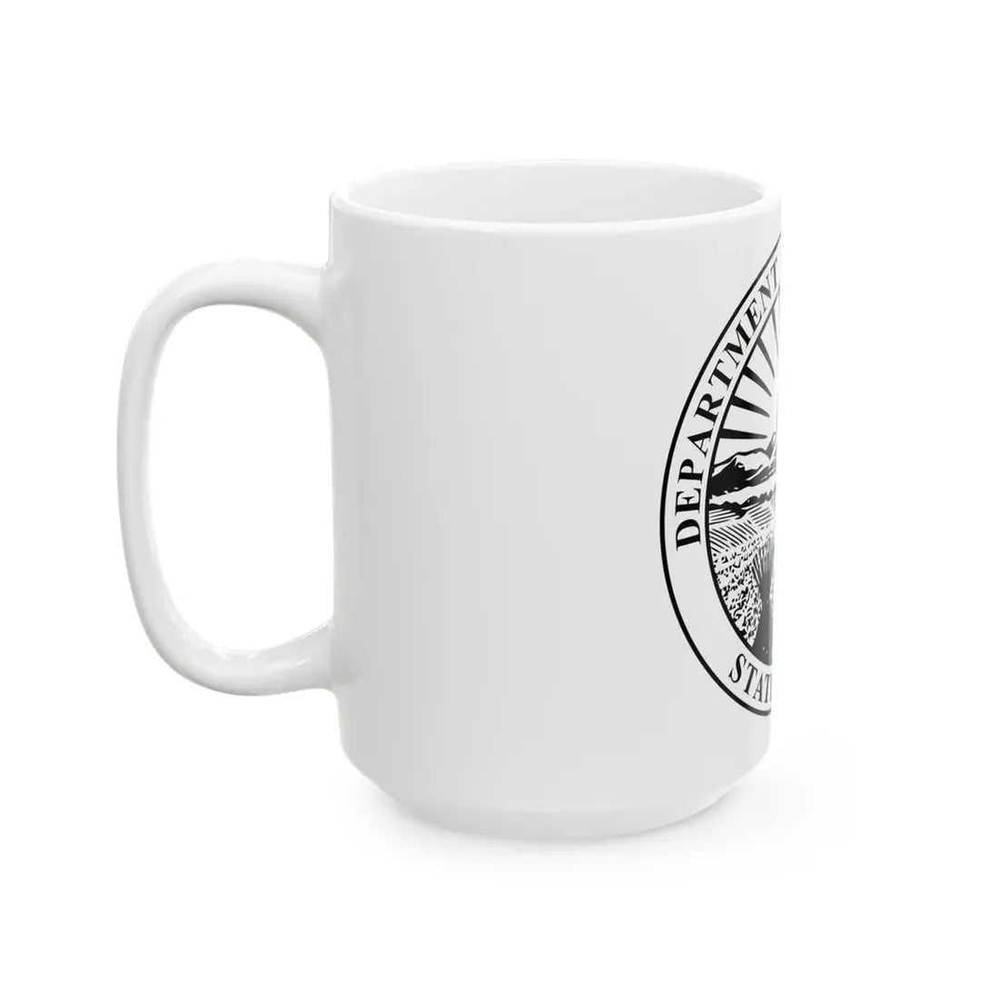 Seal of the Ohio Department of Agriculture - White Coffee Mug - Go Mug Yourself