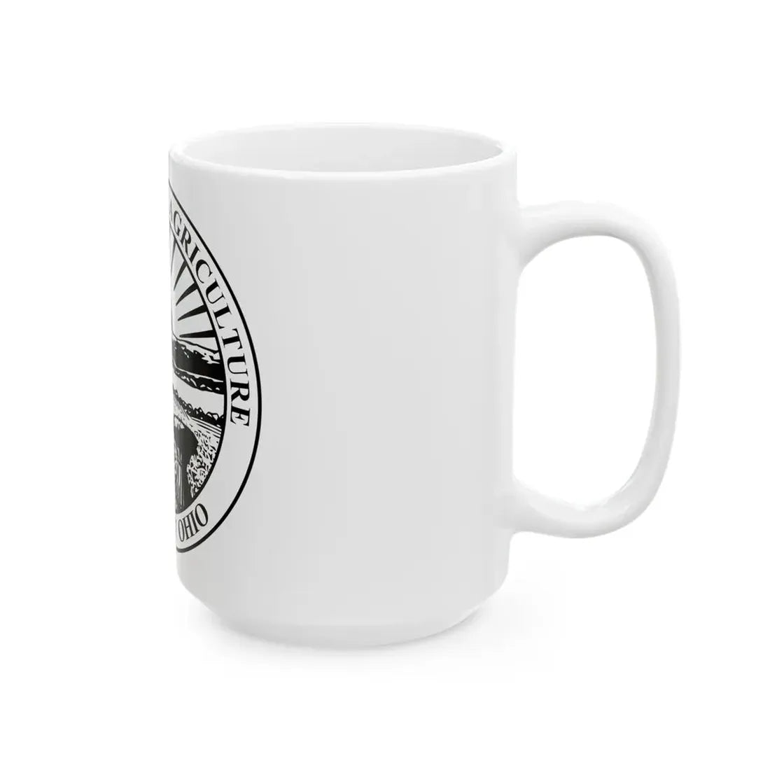 Seal of the Ohio Department of Agriculture - White Coffee Mug - Go Mug Yourself
