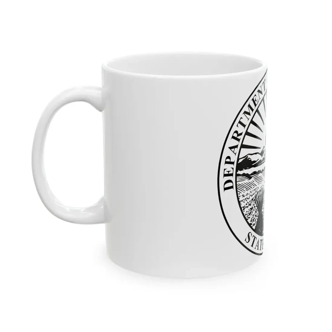 Seal of the Ohio Department of Agriculture - White Coffee Mug - Go Mug Yourself