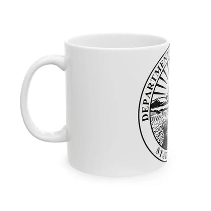 Seal of the Ohio Department of Agriculture - White Coffee Mug - Go Mug Yourself