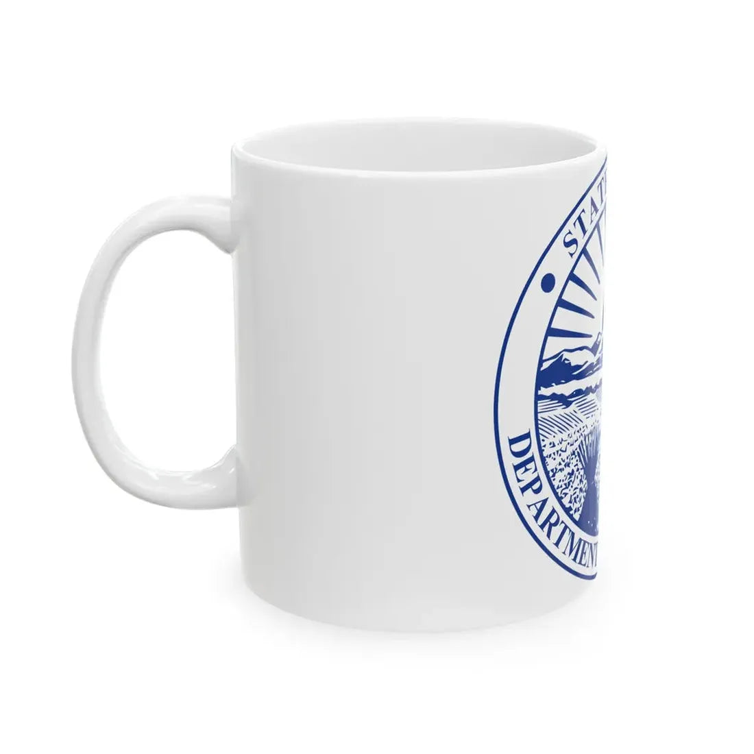 Seal of the Ohio Department of Commerce - White Coffee Mug - Go Mug Yourself