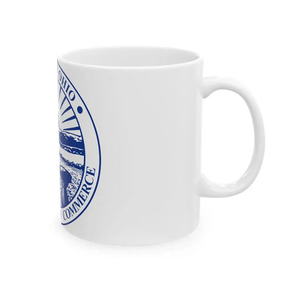 Seal of the Ohio Department of Commerce - White Coffee Mug - Go Mug Yourself