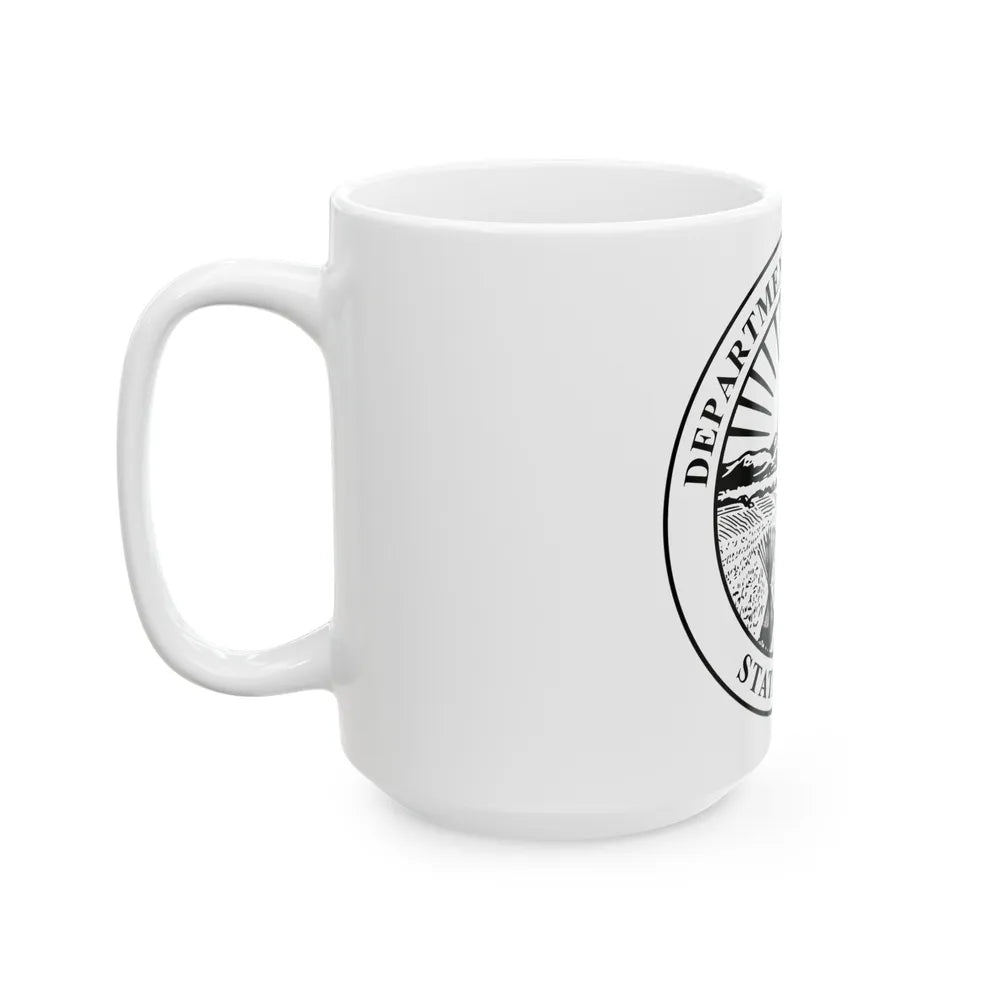 Seal of the Ohio Department of Taxation - White Coffee Mug-Go Mug Yourself