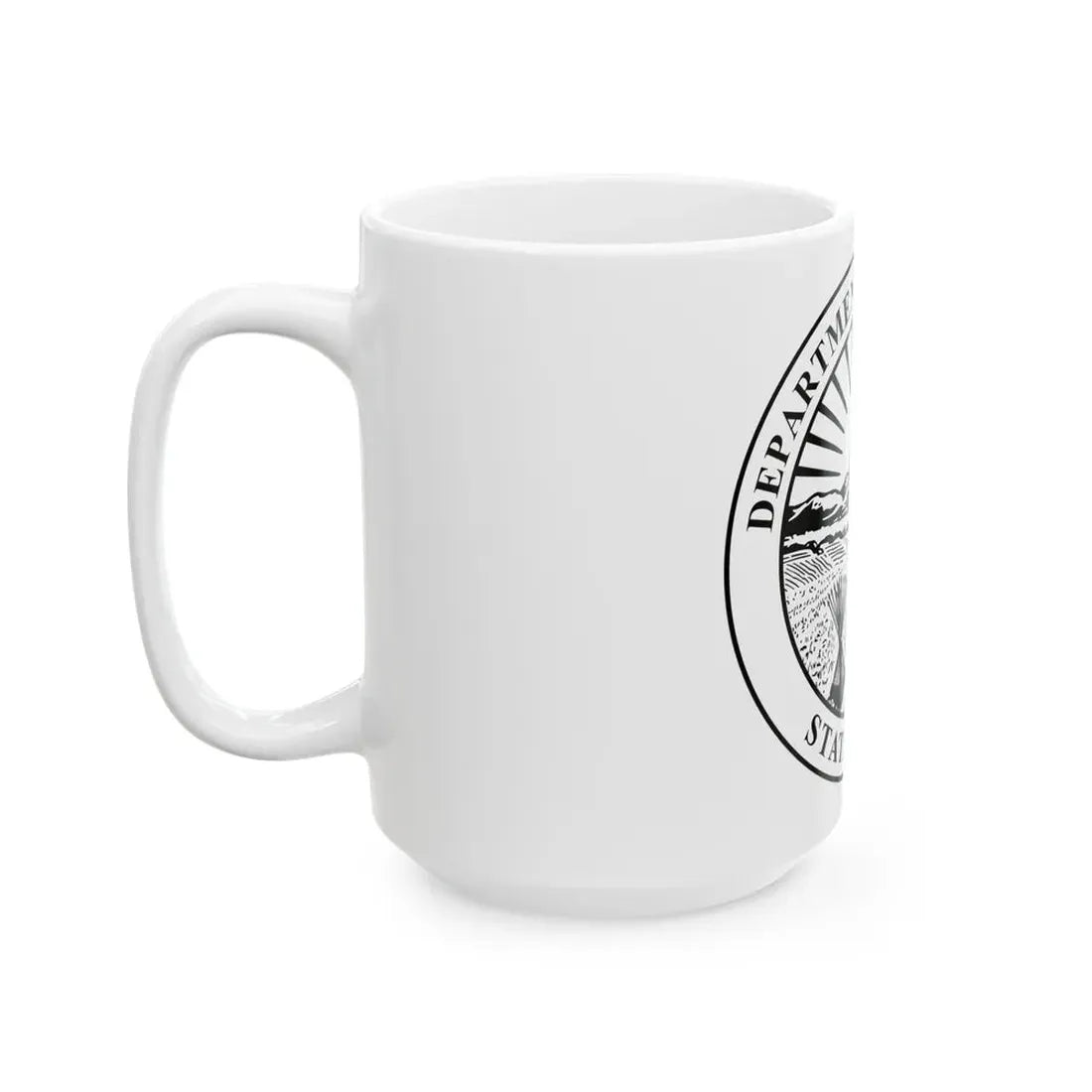 Seal of the Ohio Department of Taxation - White Coffee Mug - Go Mug Yourself