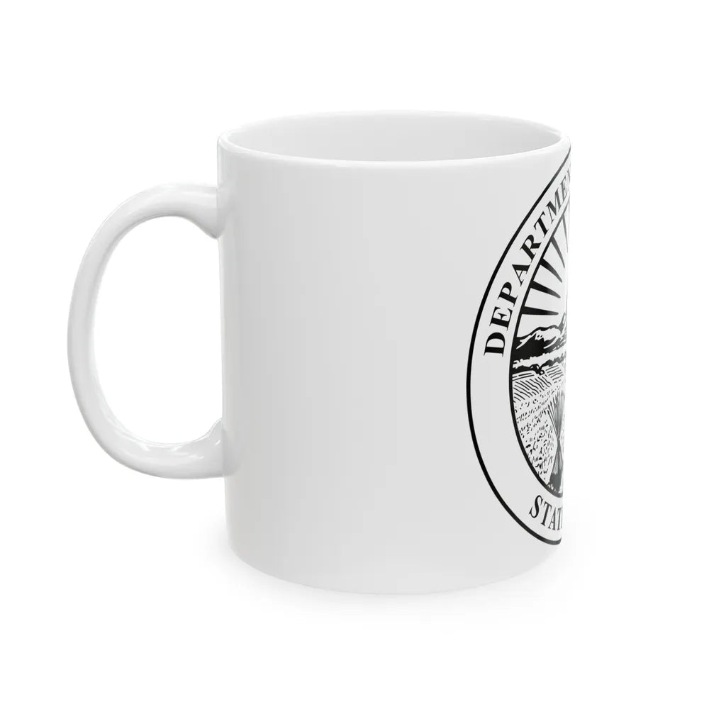 Seal of the Ohio Department of Taxation - White Coffee Mug-Go Mug Yourself