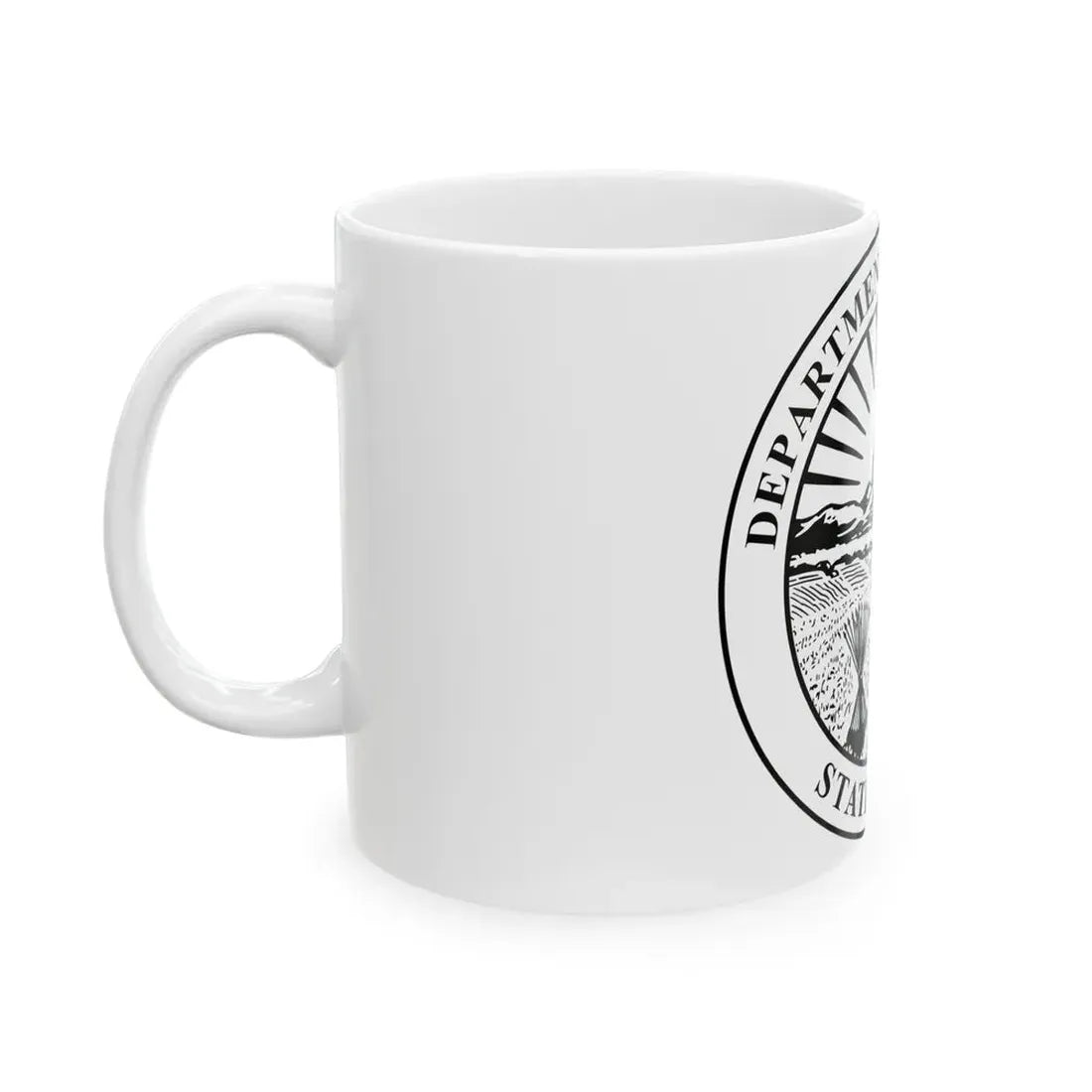 Seal of the Ohio Department of Taxation - White Coffee Mug - Go Mug Yourself
