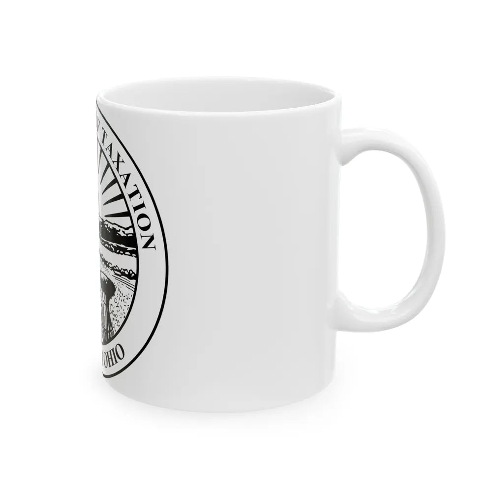 Seal of the Ohio Department of Taxation - White Coffee Mug-Go Mug Yourself