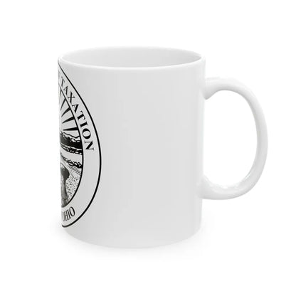 Seal of the Ohio Department of Taxation - White Coffee Mug-Go Mug Yourself