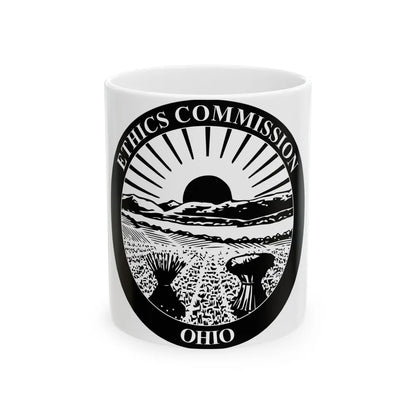 Seal of the Ohio Ethics Commission - White Coffee Mug-11oz-Go Mug Yourself