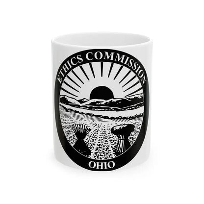 Seal of the Ohio Ethics Commission - White Coffee Mug 11oz - Go Mug Yourself
