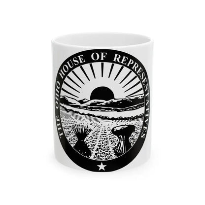 Seal of the Ohio House of Representatives - White Coffee Mug 11oz - Go Mug Yourself