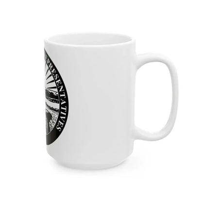 Seal of the Ohio House of Representatives - White Coffee Mug - Go Mug Yourself