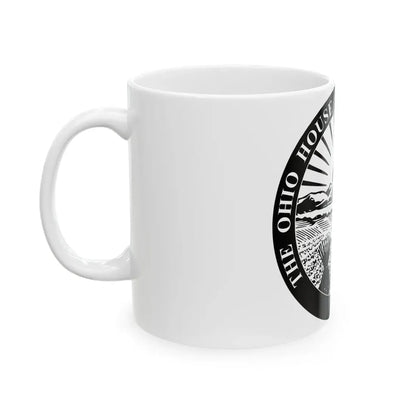 Seal of the Ohio House of Representatives - White Coffee Mug - Go Mug Yourself