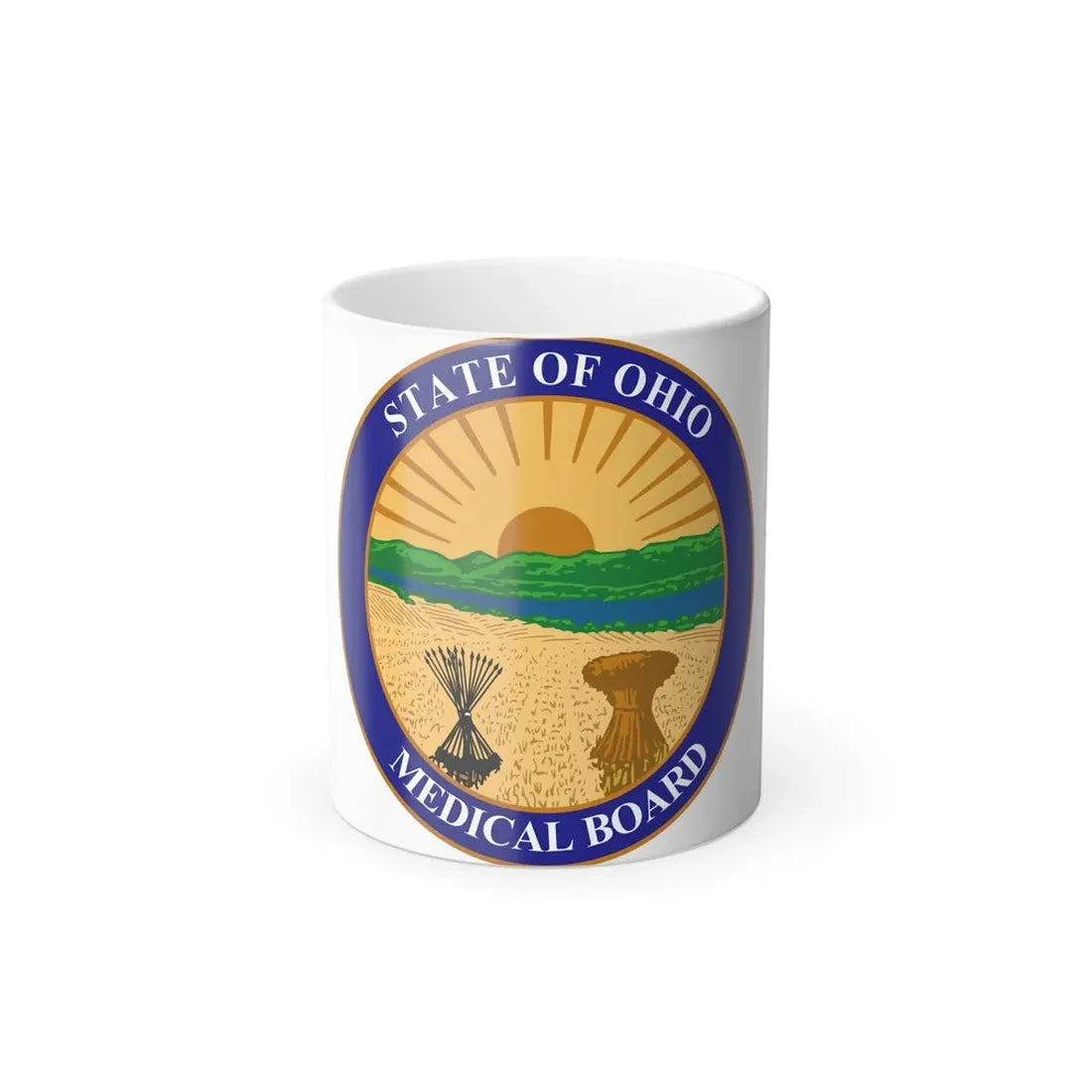 Seal of the Ohio Medical Board - Color Changing Coffee Mug 11oz - Go Mug Yourself