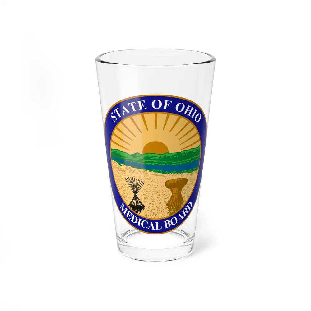 Seal of the Ohio Medical Board - Pint Glass 16oz-16oz-Go Mug Yourself