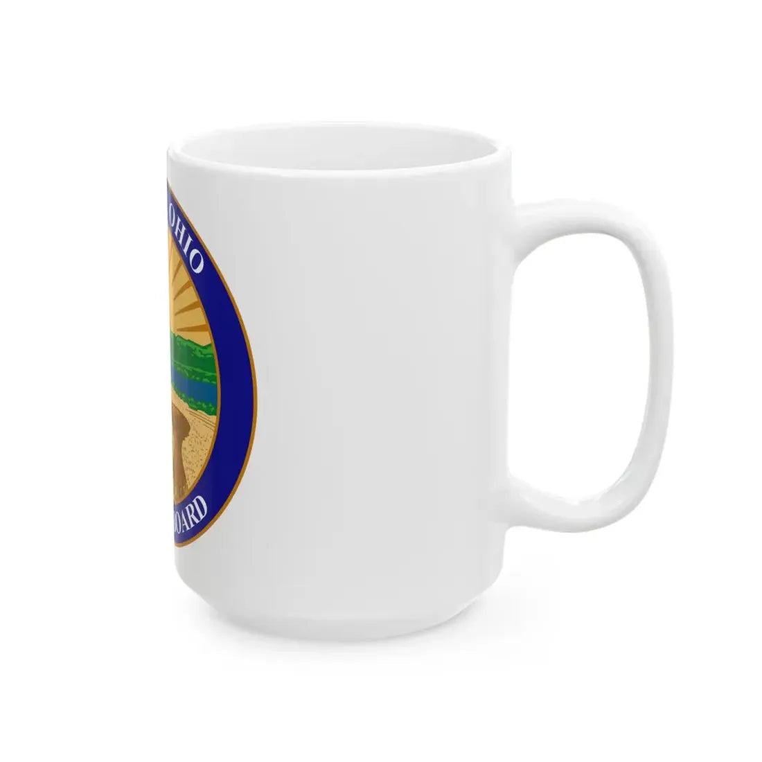 Seal of the Ohio Medical Board - White Coffee Mug - Go Mug Yourself