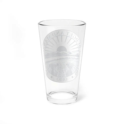 Seal of the Ohio Office of Budget and Management - Pint Glass 16oz-Go Mug Yourself