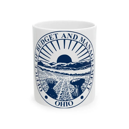 Seal of the Ohio Office of Budget and Management - White Coffee Mug 11oz - Go Mug Yourself