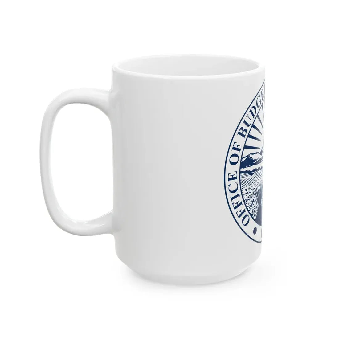 Seal of the Ohio Office of Budget and Management - White Coffee Mug - Go Mug Yourself