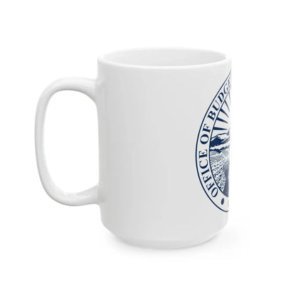 Seal of the Ohio Office of Budget and Management - White Coffee Mug - Go Mug Yourself