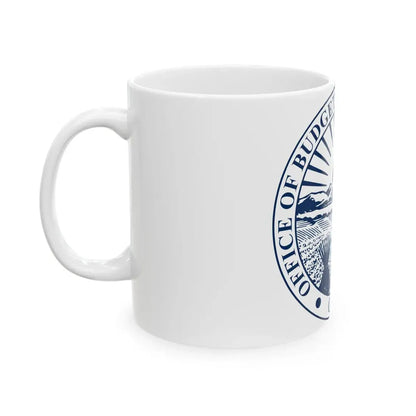 Seal of the Ohio Office of Budget and Management - White Coffee Mug - Go Mug Yourself