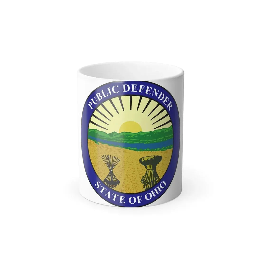 Seal of the Ohio Public Defender - Color Changing Coffee Mug 11oz - Go Mug Yourself