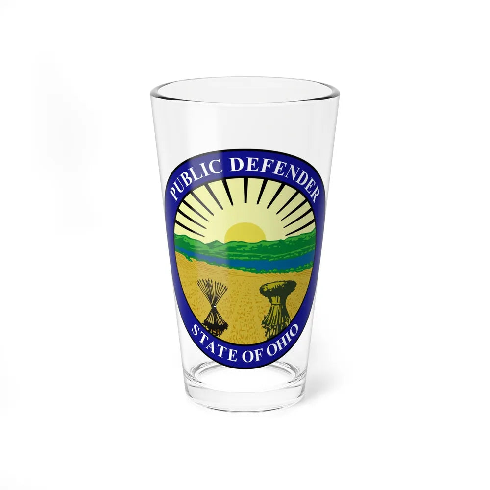 Seal of the Ohio Public Defender - Pint Glass 16oz-16oz-Go Mug Yourself