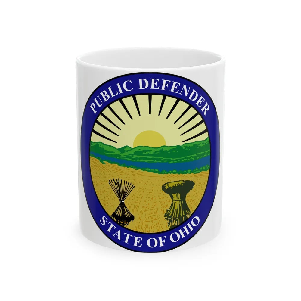 Seal of the Ohio Public Defender - White Coffee Mug-11oz-Go Mug Yourself