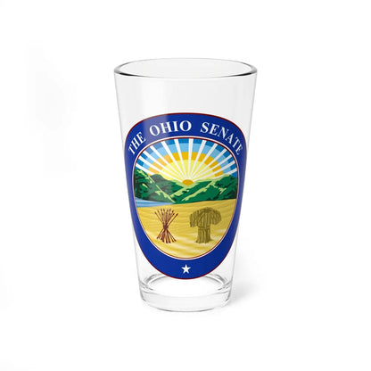 Seal of the Ohio Senate - Pint Glass 16oz-16oz-Go Mug Yourself