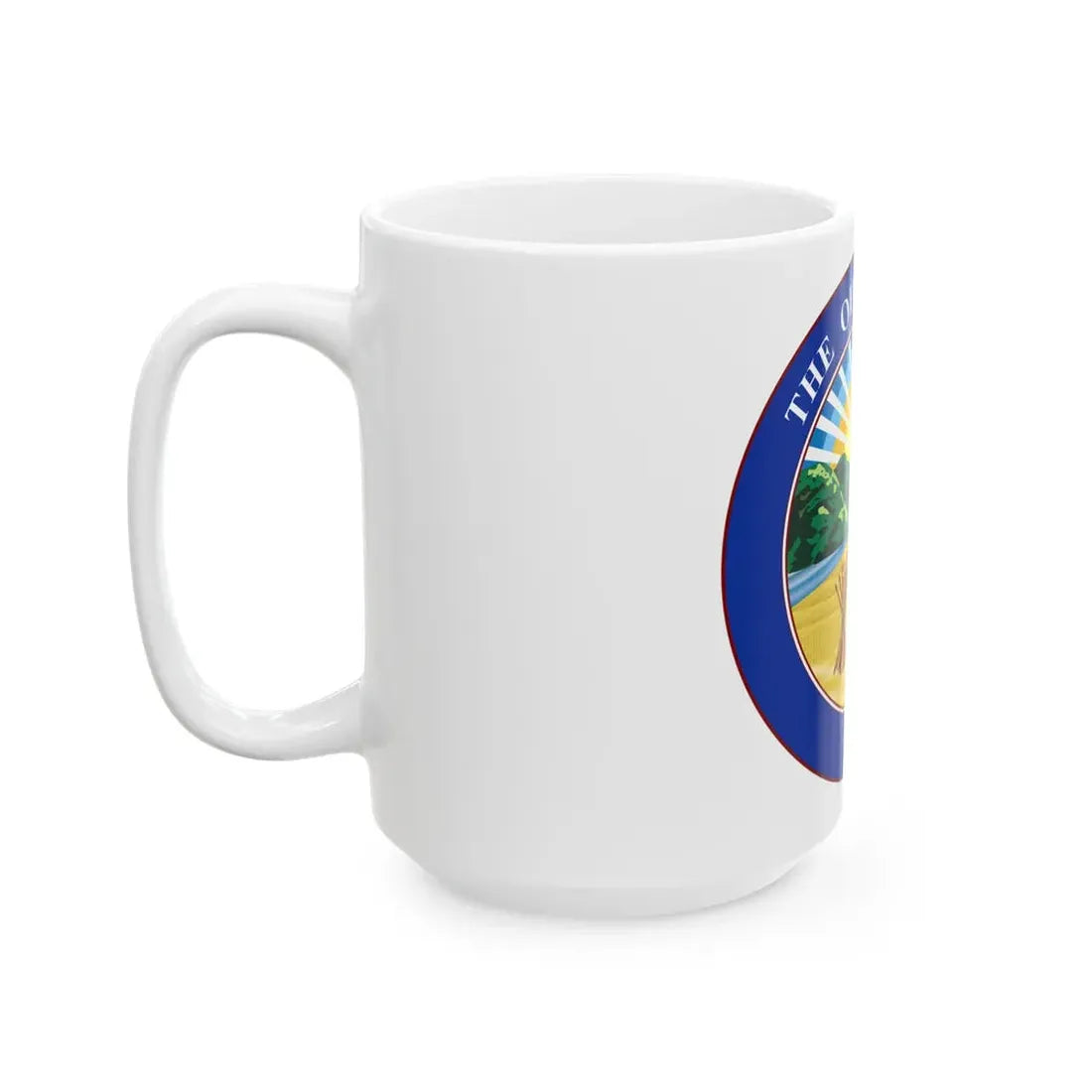Seal of the Ohio Senate - White Coffee Mug - Go Mug Yourself