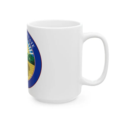 Seal of the Ohio Senate - White Coffee Mug-Go Mug Yourself