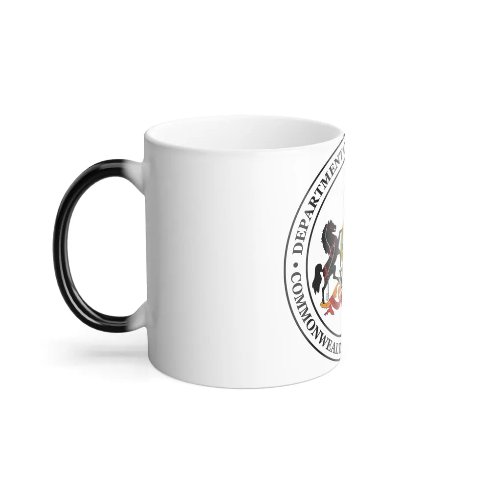 Seal of the Pennsylvania Department of Public Welfare - Color Changing Mug 11oz-Go Mug Yourself