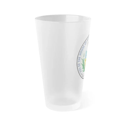Seal of the Pennsylvania House of Representatives - Frosted Pint Glass 16oz - Go Mug Yourself