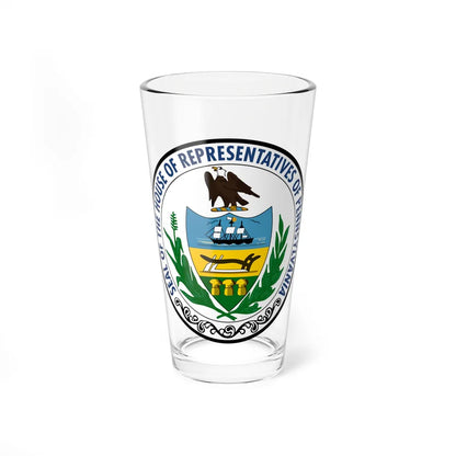 Seal of the Pennsylvania House of Representatives - Pint Glass 16oz-16oz-Go Mug Yourself